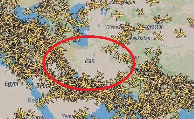 Deserted airspace over Iran after Ukrainian plane downed