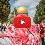 Muslims on the Jewish Temple Mount