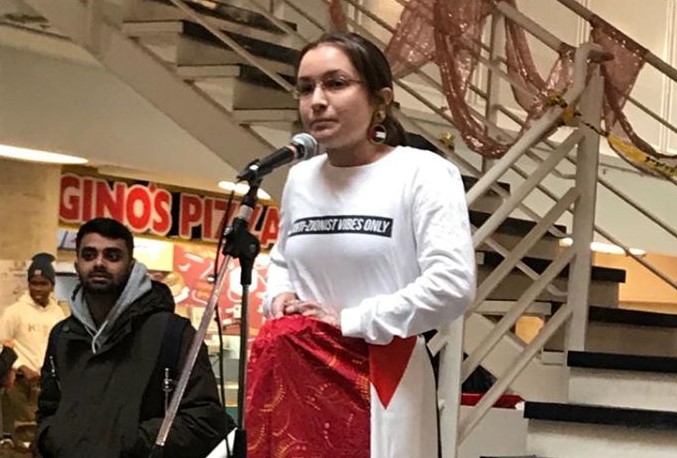 Anti-Israel student at York's Multicultural Week