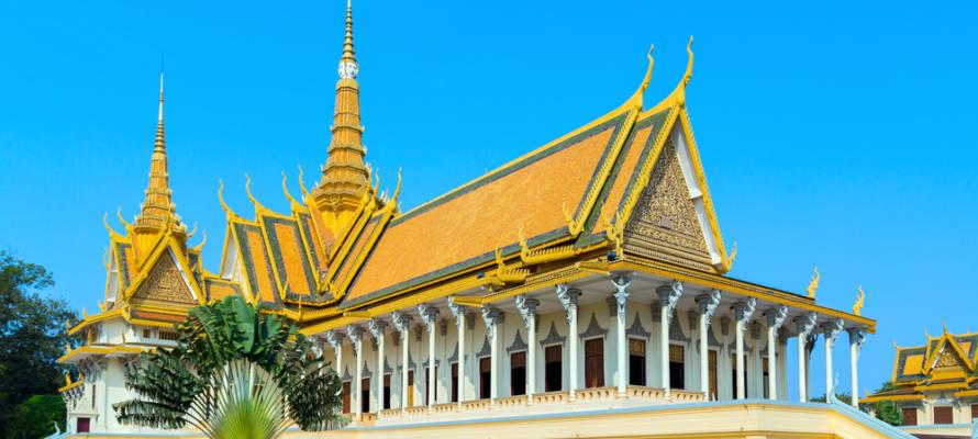 Royal Palace exterior in Phnom Penh, Cambodia (Shutterstock)