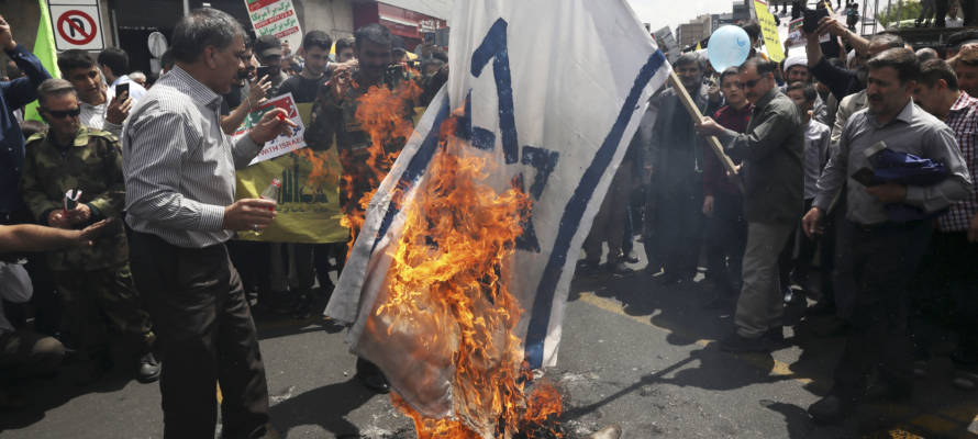 Iran Mideast Jerusalem Protests