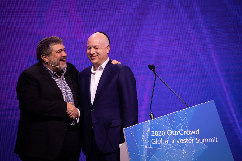 Former US Special Envoy to the MiddleEast, Jason Greenblatt, with OurCrowd CEO Jonathan Medved.