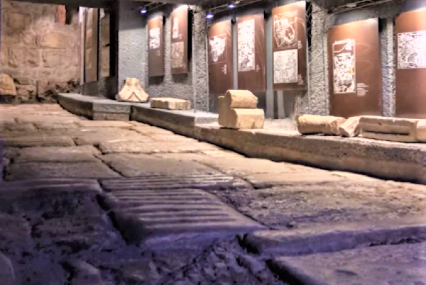 Ancient plaza in Jerusalem