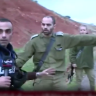 Palestinian reporter slanders IDF soldiers