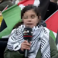 10-year-old girl used in Palestinian propaganda