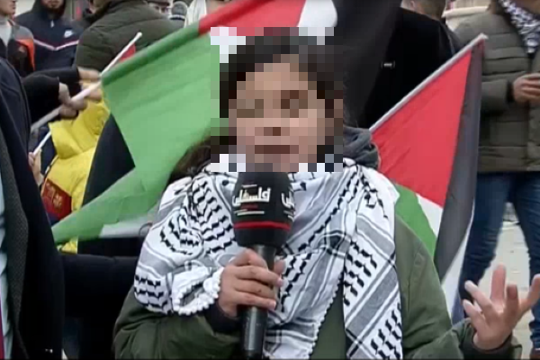 10-year-old girl used in Palestinian propaganda