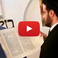 Iran's Chief Rabbi Yehuda Gerami reads Megilat Esther