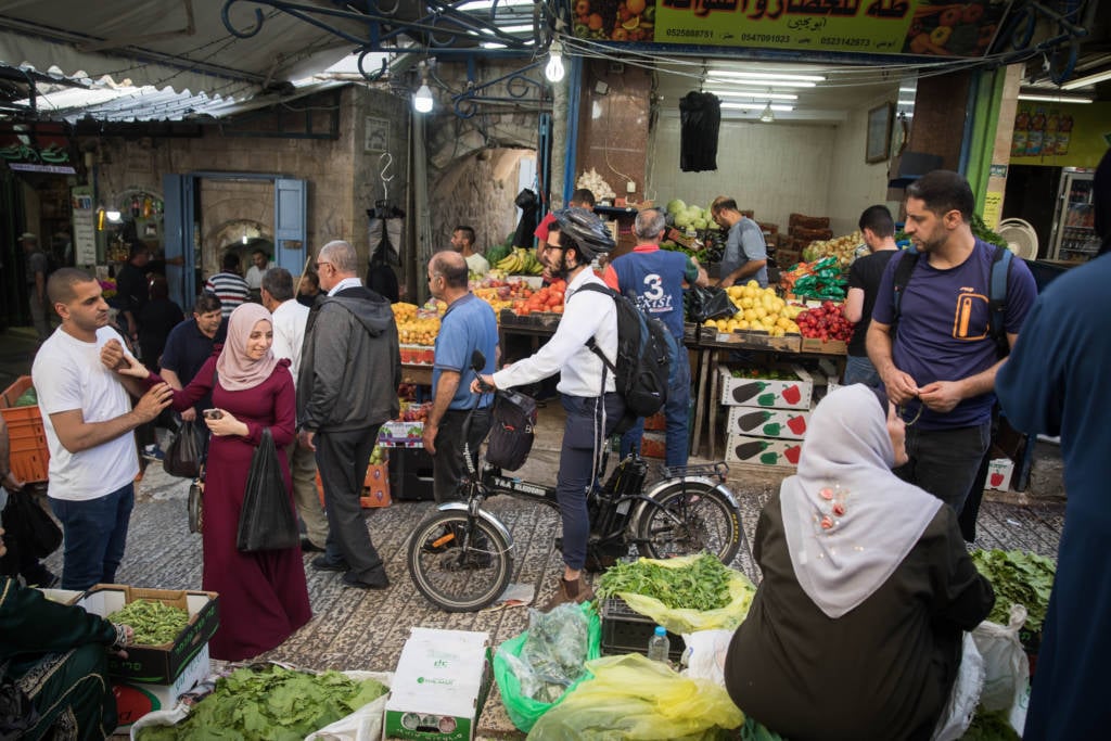 Arab market Jerusalem