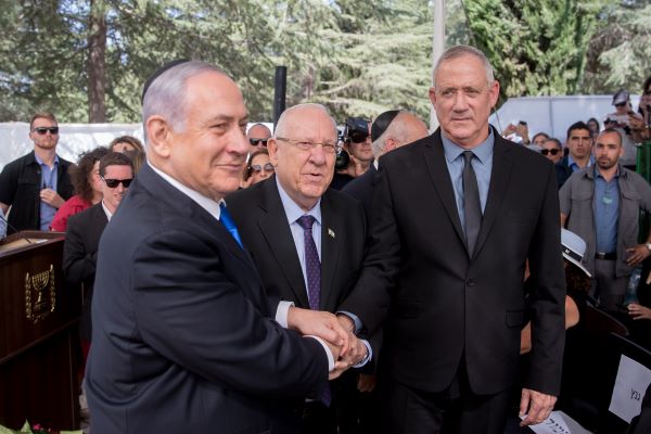 Netanyahu Gantz Rivlin