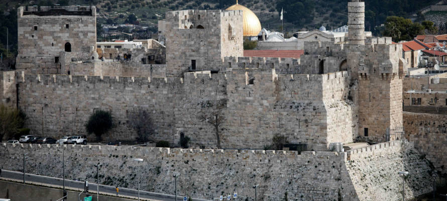 Tower of David and Old City of Jerusalem walls