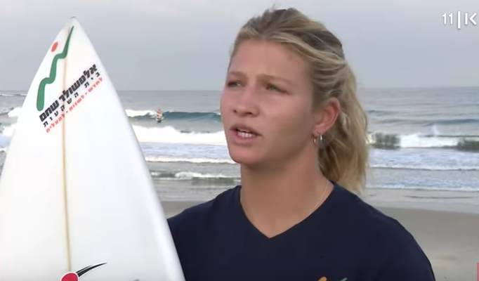 Israeli Olympic surfer Anat Lelior