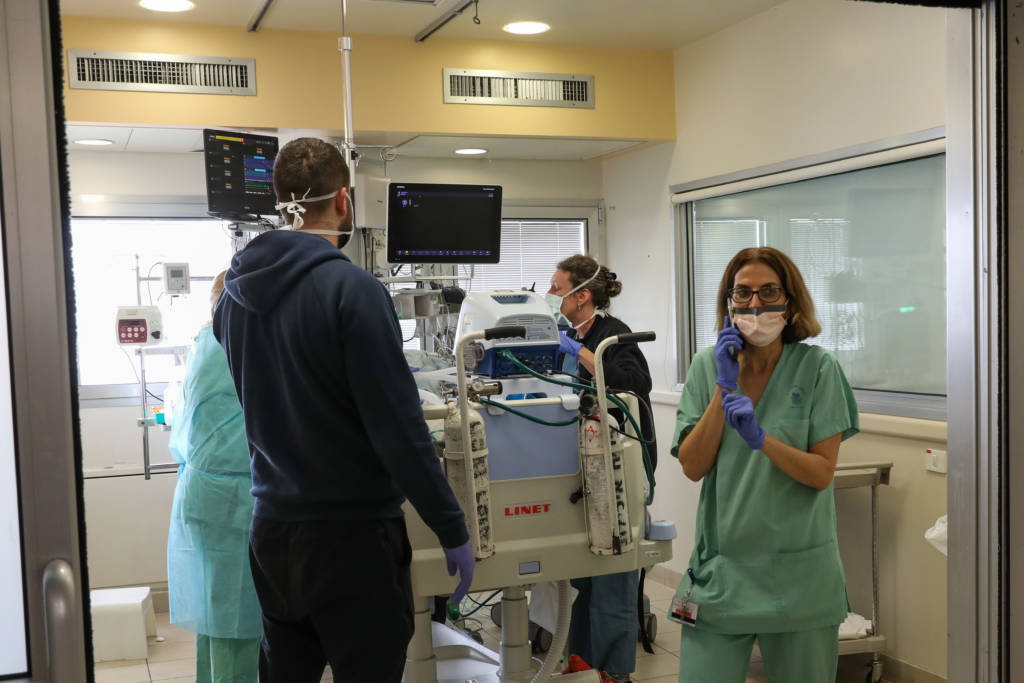 A hospital in Tel Aviv.