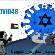 Anti-Israel corona-related propaganda.