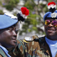 A UNIFIL peacekeepers from Ghana