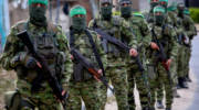 Hamas terrorists in Gaza