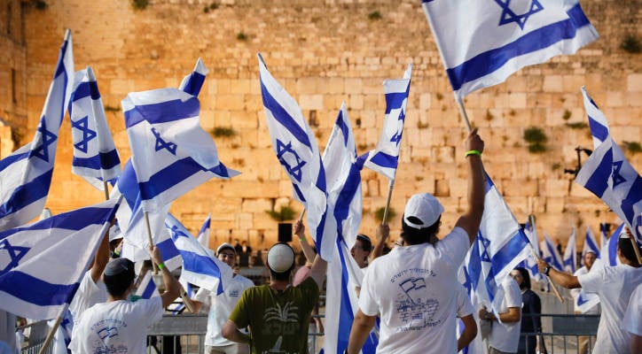 Jerusalem day at the Western Wall