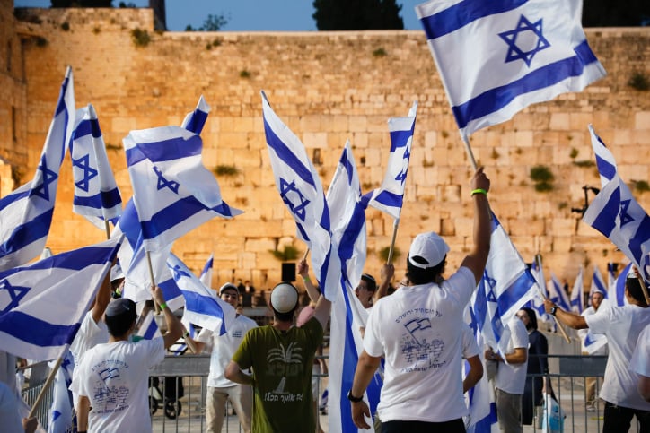 Jerusalem day at the Western Wall