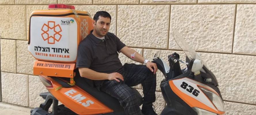 Hatzalah paramedic Yisrael Otmazgin
