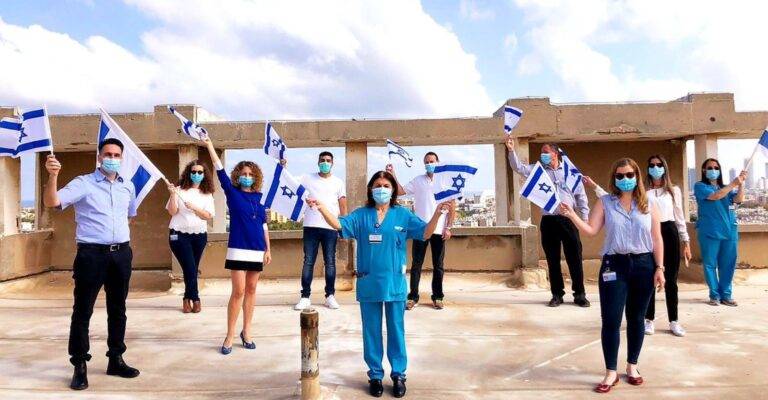 Israeli hospital employees