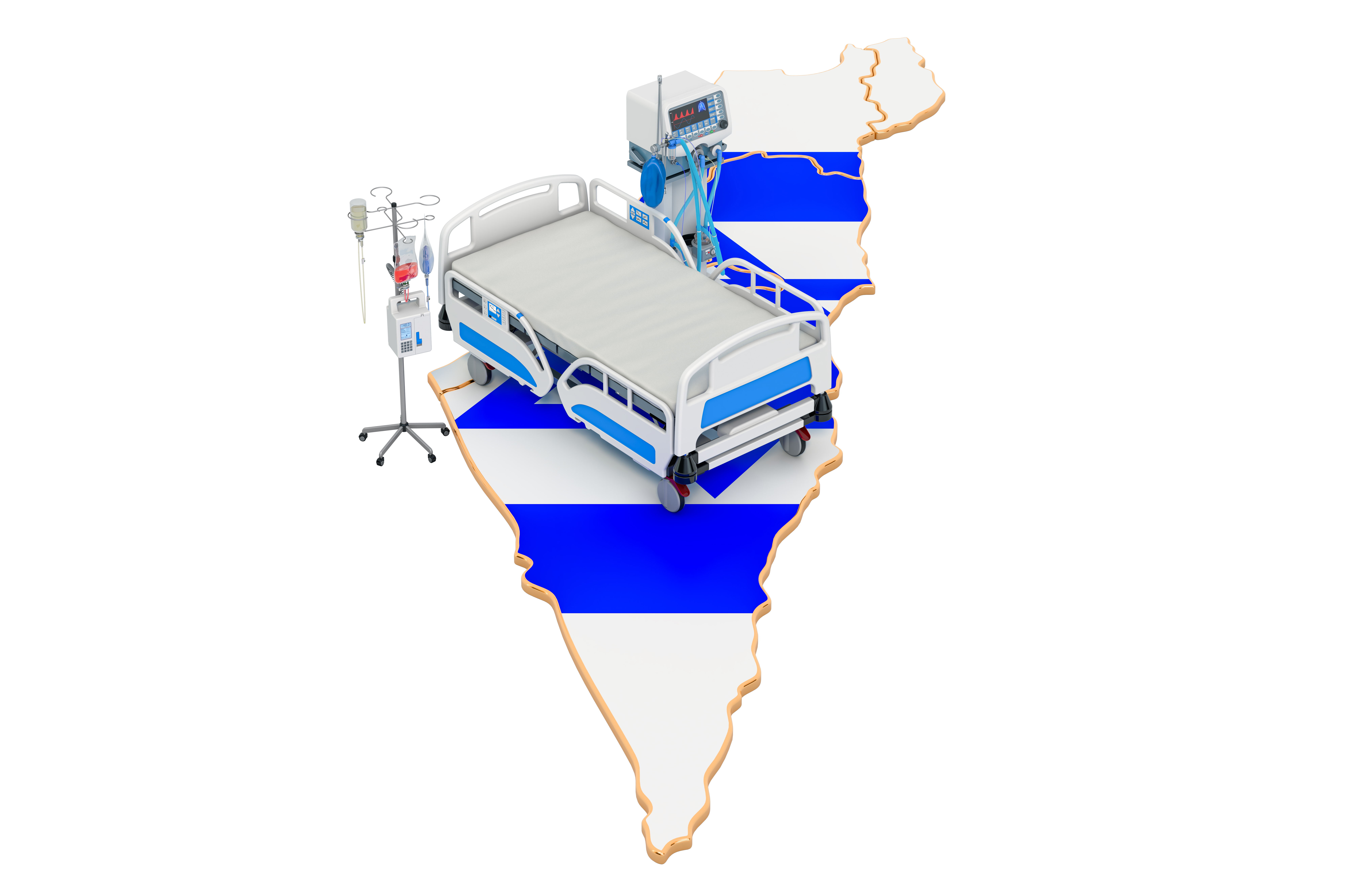 Israeli hospital bed