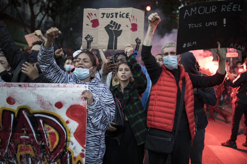 Anti-racism protest France