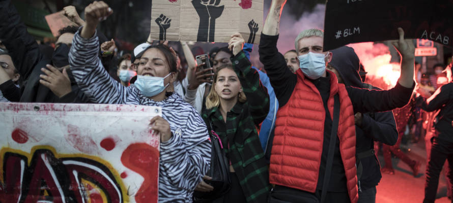 Anti-racism protest France