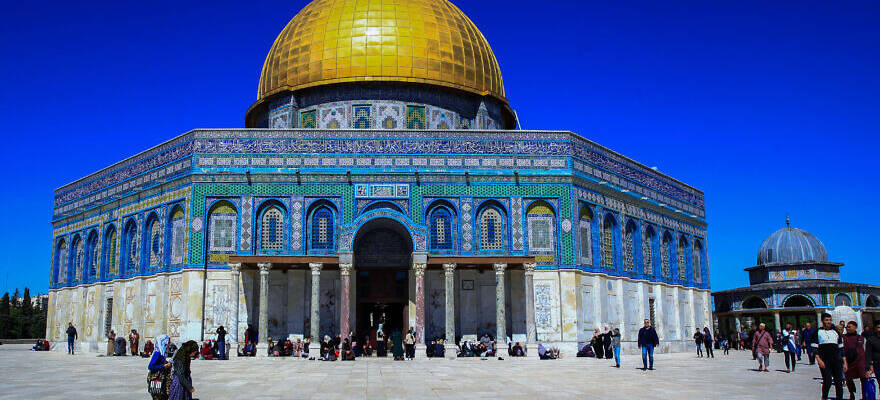 The Dome of the Rock.