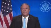 Mike Pompeo addressing the AJC