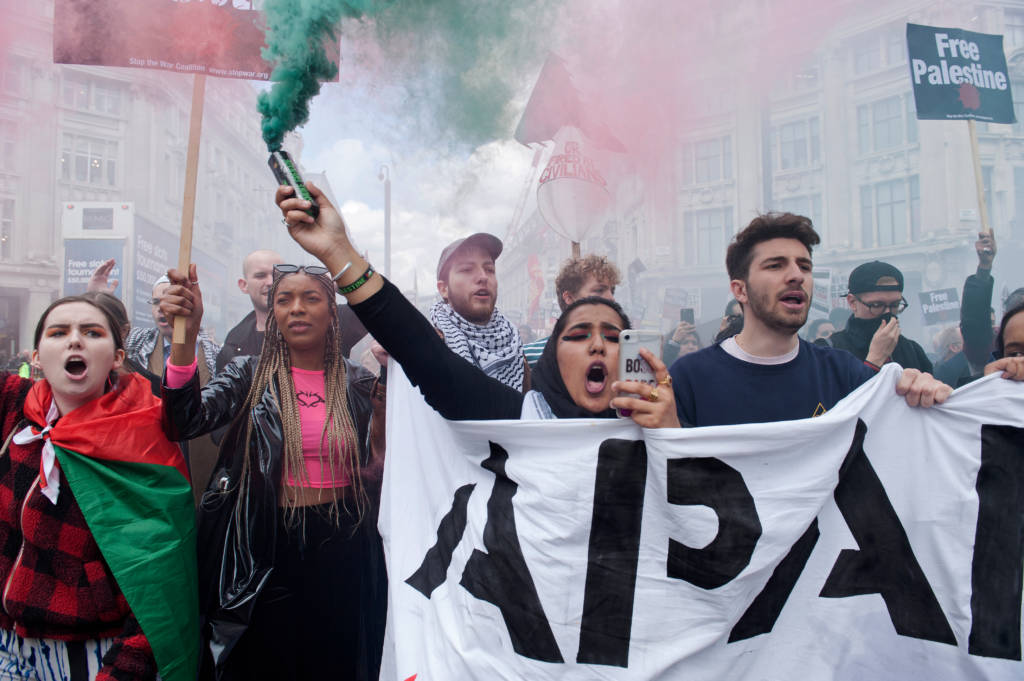 Anti-Israel protesters