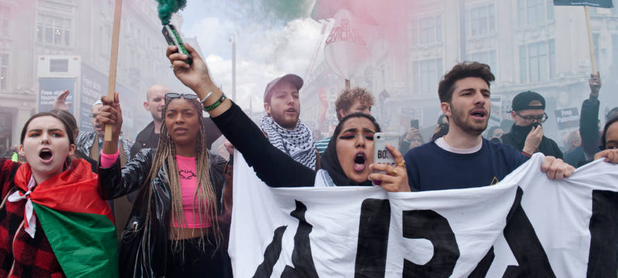 Anti-Israel protesters