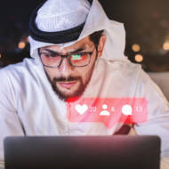 Arab man online