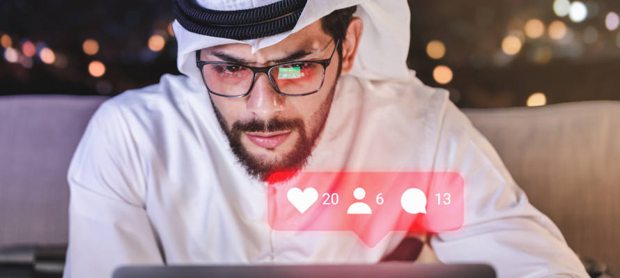 Arab man online