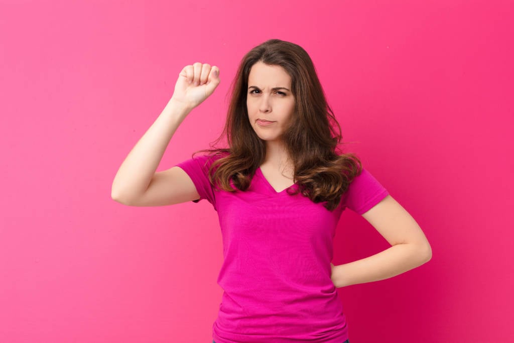 determined woman good fight