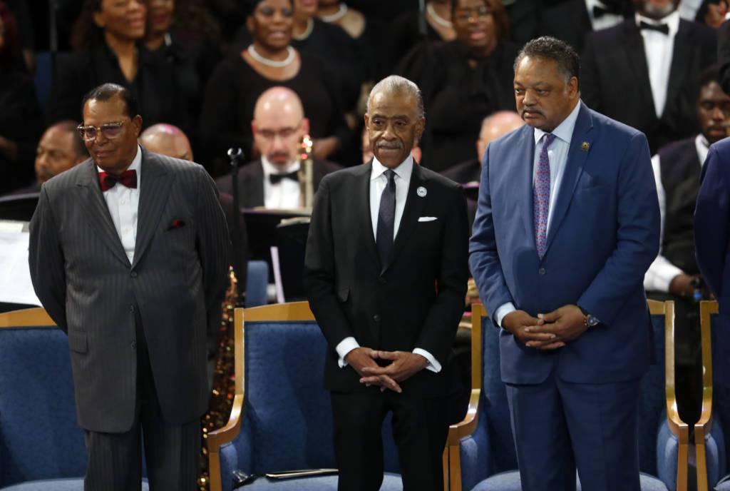 Louis Farrakhan and friends