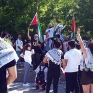 Palestinian anti-Semitic rally Canada