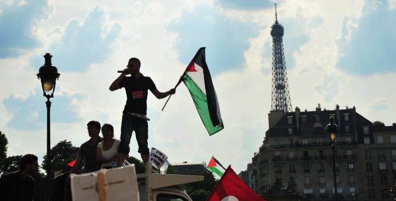 anti-israel demonstration paris