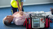 Illustrative - paramedic performing CPR