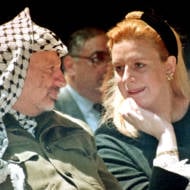 Yasser Arafat and his wife Suha