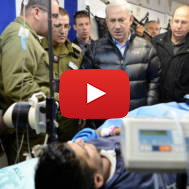 Netanyahu IDF field hospital Syrians