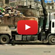 UN garbage truck