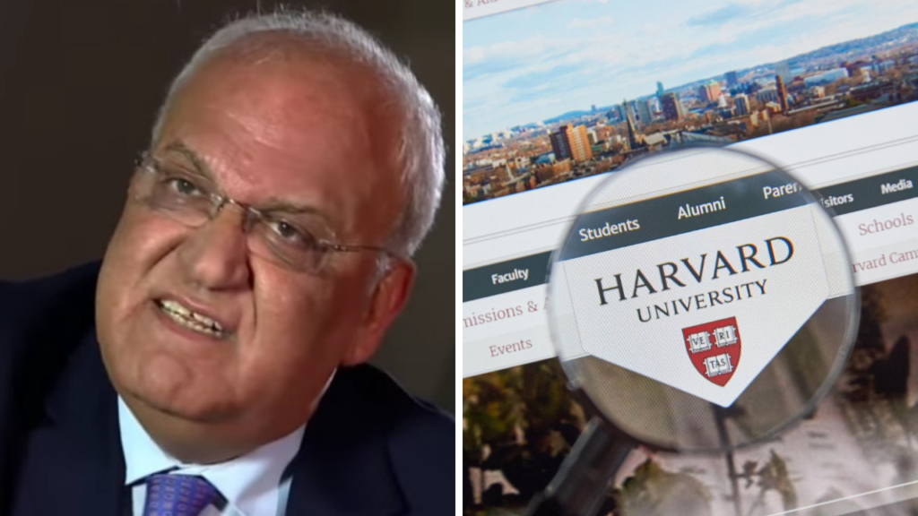 Harvard hires Saeb Erekat