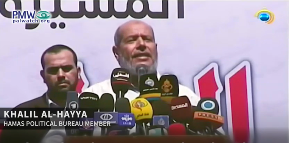 Hamas Political Bureau member Khalil Al-Hayya