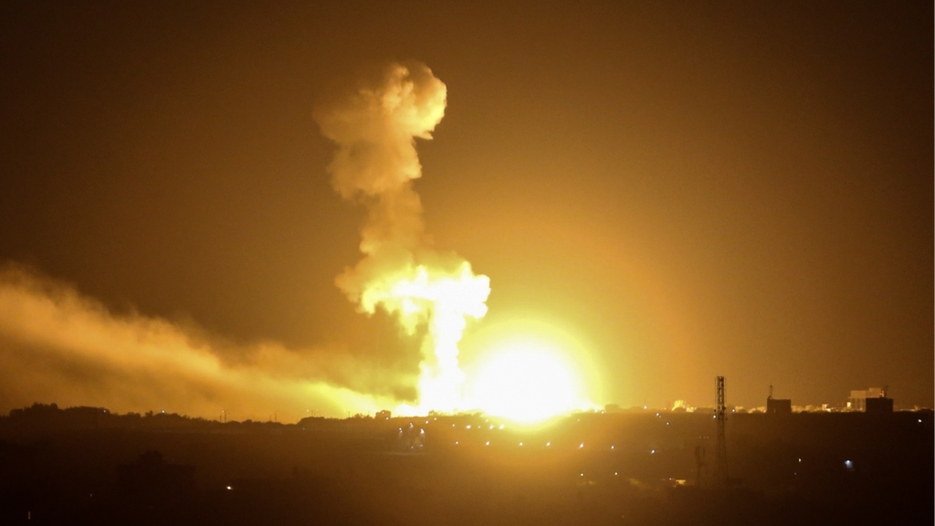 IDF Pounds Hamas