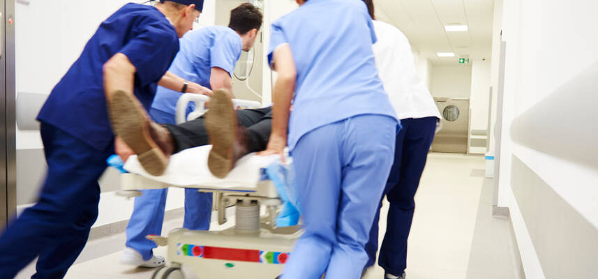 patient rushed to emergency surgery