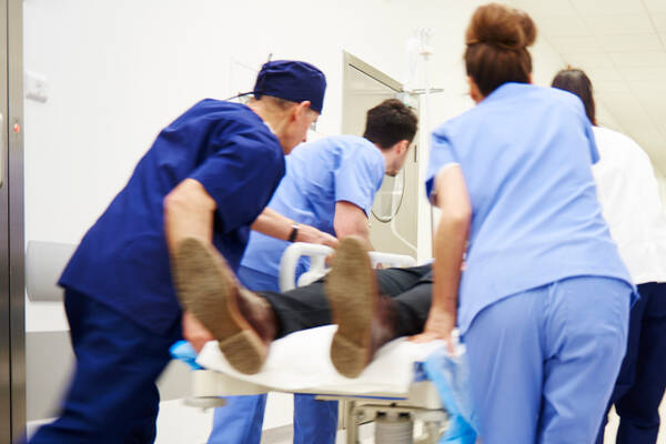 patient rushed to emergency surgery