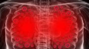 damage in lungs of Covid-19 patient