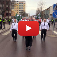 Sweden Neo Nazis Protester