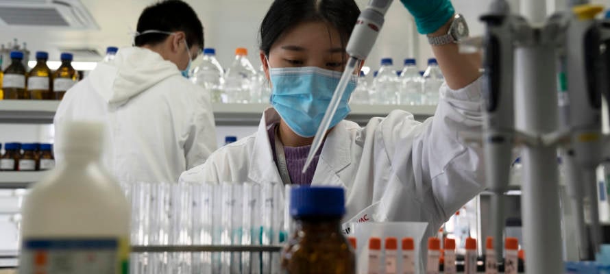 Virus Outbreak China Vaccine for Students