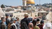 tourists jerusalem