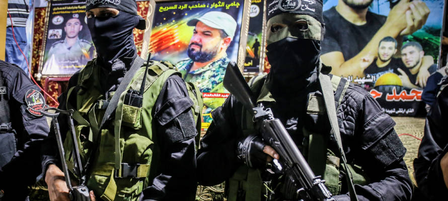 Palestinian terrorists.